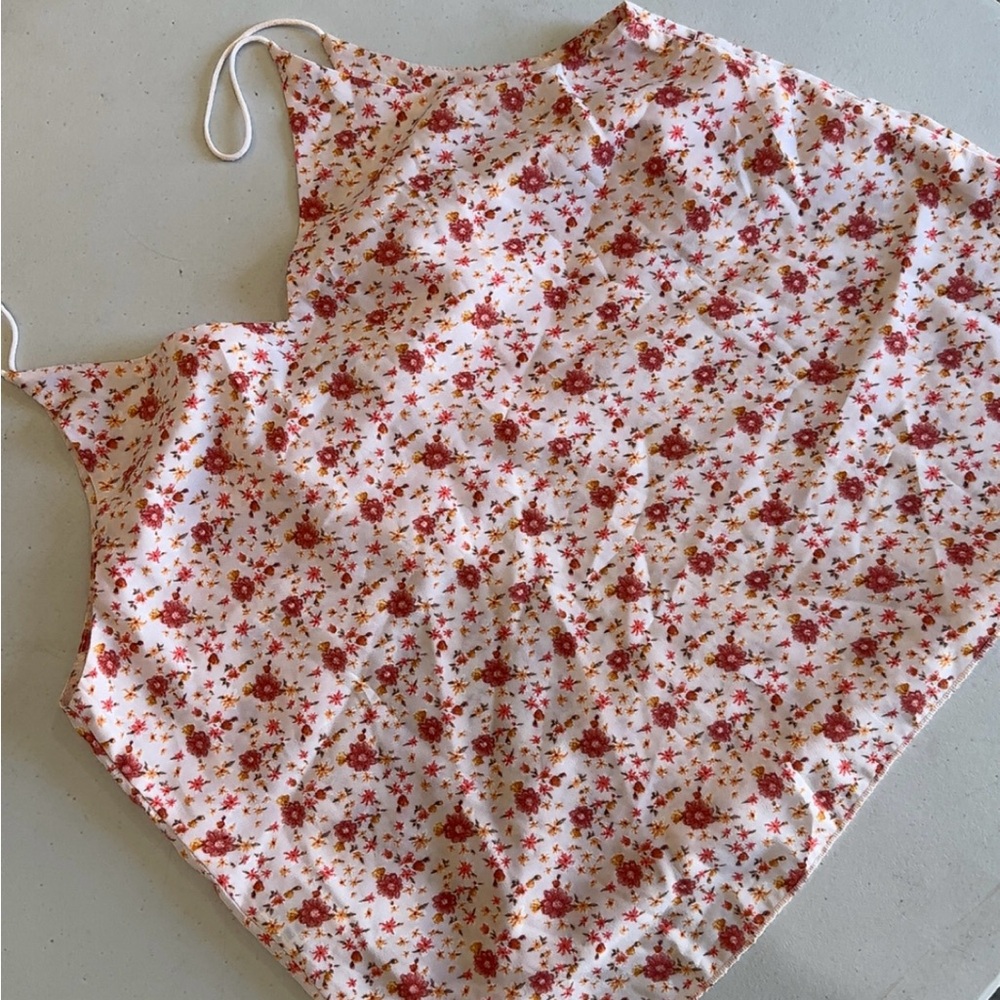 Forever 21 Floral V-Neck Blouse